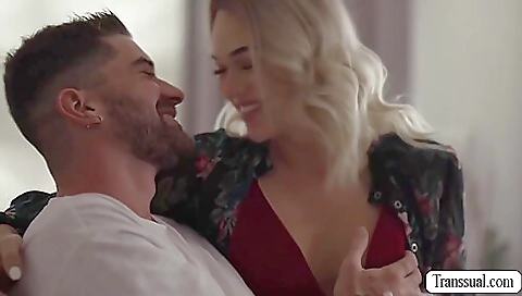 Blonde stepdaughter gets fucked in the ass and ass