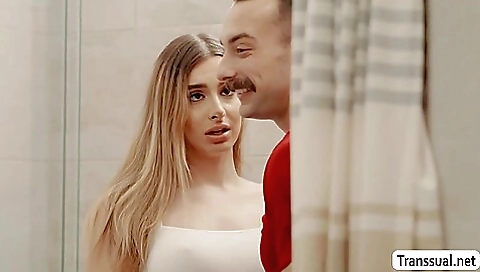 Hardcore anal sex for a hot blonde in a sexy lingerie