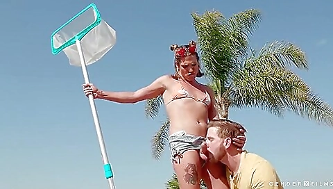 tattooed teen gets her cunt fucked in anal and deepthroat