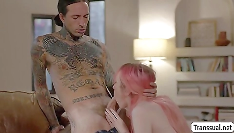 Big assed redhead is ready to have fun with a dude