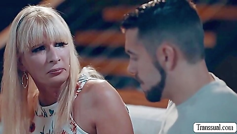 Big boobed tranny stepmother fucked by her stepson